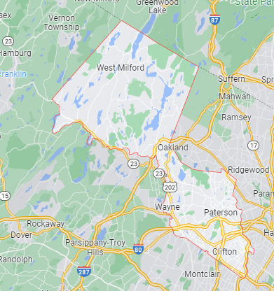 Passaic County NJ Map